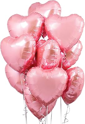 Ballons coeur rose pour fête, 18 pouces - ballon coeur | ballons coeur rose en aluminium | ballons de saint valentin, ballons coeur rose pour décorations de fête de mariage, de mariage et d'anniversaire. La boutique en ligne DIAYTAR COTE D'IVOIRE est une référence pour les habitants de Côte d'Ivoire qui cherchent des produits diversifiés et de qualité. Avec une équipe de professionnels dédiés, la boutique assure un service client de haute qualité et des délais de livraison fiables. Les clients peuvent également profiter de conseils d'expert pour choisir les meilleurs produits.
