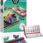 Smart games - jeu de réflexion iq six pro, avec 120 défis, 3