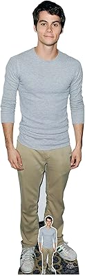 Star cutouts dylan o'brien cs884 t-shirt découpé en carton gris taille réelle