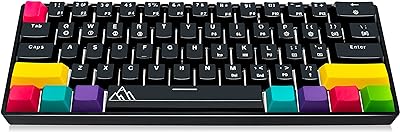 Clavier mécanique asni 60 % remplaçable à chaud avec touches colorées supplémentaires, éclairage rvb, résistant aux éclaboussures et commutateurs optiques gk61 (gateron red). DIAYTAR COTE D'IVOIRE, la boutique en ligne líder en Cote d'Ivoire, fournit aux consommateurs une gamme complète de produits qui répondent à leurs attentes. Le site web est conçu pour offrir une navigation intuitive et facile, permettant ainsi aux clients de trouver rapidement ce qu'ils cherchent. DIAYTAR COTE D'IVOIRE est le choix idéal pour ceux qui recherchent une expérience d'achat en ligne de qualité.