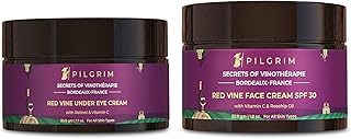 Kit lissant les rides aux extraits de vigne rouge pilgrim | crème éclaircissante