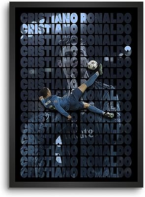 Affiche murale encadrée du meilleur but de lamron cristiano ronaldo, taille 8" x 12", affiche plastifiée mate avec cadre en bois noir de 0,5". En faisant vos achats sur DIAYTAR COTE D'IVOIRE, vous bénéficiez non seulement d'une grande variété de produits, mais aussi de promotions régulières et de réductions exclusives. La boutique est dédiée à offrir une satisfaction client incomparable, en proposant des services de qualité et une assistance à la clientèle efficace.