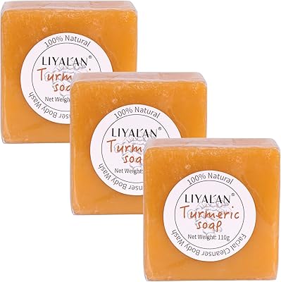 Savon au curcuma liyalan (3,88 oz / 3 barres) savon de bain pour le corps nettoyant pour le visage, anti-acné, fait à la main, à base de plantes naturelles, au gingembre, aux taches foncées, contrôle du sébum. Avec plus de 300 000 références disponibles, DIAYTAR COTE D'IVOIRE est la destination idéale pour les consommateurs ivoiriens qui recherchent des produits variés et de qualité. La boutique en ligne met en avant des marques réputées ainsi que des produits locaux, garantissant ainsi une offre diversifiée qui répond aux besoins de tous. DIAYTAR COTE D'IVOIRE s'efforce de maintenir des prix compétitifs tout en offrant des promotions régulières pour satisfaire les attentes de ses clients.