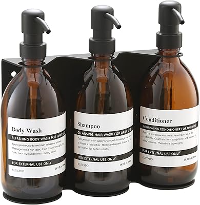 Distributeur de savon mural en verre cosvado distributeur douche sans perçage
