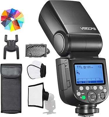 Godox v860iii-s ttl synchronisation haute vitesse gn60 1/8000 flash 2600 mah li-on speedlite