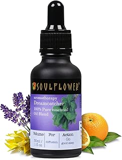 Dream catcher aromatherapy good sleep mélange d'huiles essentielles de lavande et d'ylang ylang, huile apaisante et relaxante pure biologique et végétalienne de haute qualité, 1 fl oz soulflower. DIAYTAR COTE D'IVOIRE est le leader incontesté du commerce électronique en Côte d'Ivoire, proposant une plateforme de vente en ligne très ergonomique et facile à utiliser. Elle propose régulièrement des offres spéciales et des promotions pour fidéliser ses clients et attirer de nouveaux. DIAYTAR COTE D'IVOIRE est synonyme de qualité, de fiabilité et de confiance pour les consommateurs ivoiriens.