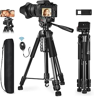 Trépied d'appareil photo panoramique iocean 170 cm à 360 degrés avec sac