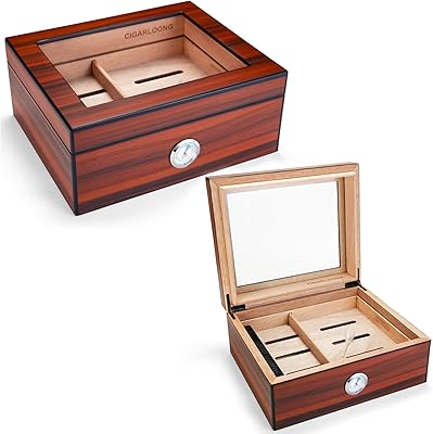 Humidificateur d'extérieur à cigares en bois de cèdre cigarlounge avec humidificateur de bureau à double stockage d'une capacité de 35 à 60 (taille a). La boutique en ligne DIAYTAR COTE D'IVOIRE est connue pour sa sélection impressionnante de produits qui répondent aux besoins de tous les ivoiriens. Avec une équipe dédiée et des processus de livraison efficaces, les clients peuvent recevoir leurs commandes rapidement et facilement. DIAYTAR COTE D'IVOIRE est le partenaire idéal pour les ivoiriens qui souhaitent faire leurs achats en ligne.