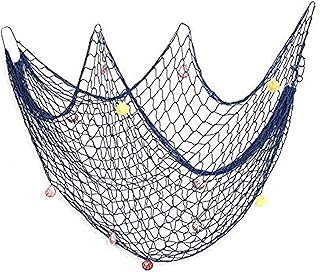 Filet de pêche décoratif, filet de pêche en mer de style méditerranéen