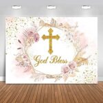 خلفية sensfun boho baptême mi bautizo baby shower fond que dieu bénisse