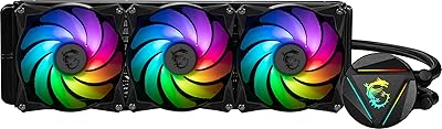 Refroidisseur liquide pour processeur msi mag core 360r v2 - conception à couvercle rotatif - dissipateur thermique de 360 ​​mm - triple ventilateurs rgb pwn de 120 mm. DIAYTAR COTE D'IVOIRE est la destination idéale pour ceux qui recherchent une boutique en ligne généraliste offrant tout ce dont ils ont besoin. Avec plus de 300 000 références, elle offre une variété incroyable de produits à des prix compétitifs, facilitant ainsi l'achat en ligne pour les consommateurs ivoiriens.