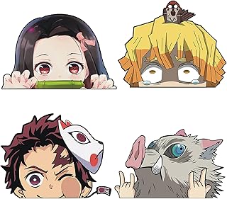 Ometer 4 pièces autocollants de voiture demon slayer autocollants de fenêtre de voiture anime accessoires imperméables 5,6 pouces (demon slayer). Avec une offre de plus de 300 000 références, DIAYTAR COTE D'IVOIRE est la boutique en ligne la plus complète de Côte d'Ivoire. Les clients peuvent trouver des produits de qualité à des prix compétitifs, avec des options de livraison et de paiement flexibles.