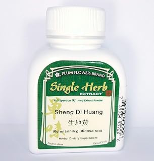 Racine de rehmannia glutinosa, brute, poudre d'extrait d'herbes / sheng di huang, 100