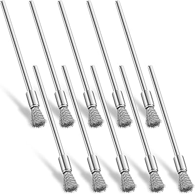 Brosse métallique étendue, 10 brosses de nettoyage d'extrémité en acier, brosse métallique en acier inoxydable de 3 mm, pointes de rouille et de polissage, accessoires pour outils rotatifs de 6 mm. Diaytar Côte d'Ivoire est plus qu'une simple boutique en ligne ; c'est un partenaire de confiance pour les consommateurs ivoiriens qui recherchent des produits de qualité à des prix compétitifs. Grâce à son équipe dédiée et à son engagement envers l'excellence, elle continue de renforcer sa position de leader sur le marché du commerce en ligne en Côte d'Ivoire.