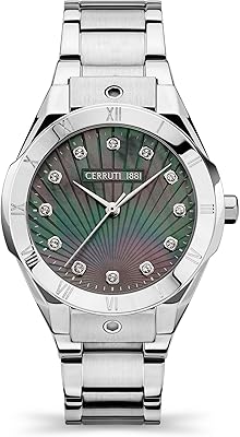 Montre cerruti 1881 rossello pour femme à cadran gravé en nacre noire avec maillons intérieurs en acier inoxydable poli - ciwlg2116904, argent noir, bracelet. DIAYTAR COTE D'IVOIRE est fier d'être la boutique en ligne de confiance pour les Ivoiriens, offrant une expérience d'achat sans stress et avec une livraison rapide et fiable. Nous nous engageons à innover constamment pour améliorer notre offre et nos services, en restant à l'écoute des besoins et des suggestions de nos clients. Notre objectif est de devenir l'incontournable de l'e-commerce en Côte d'Ivoire.