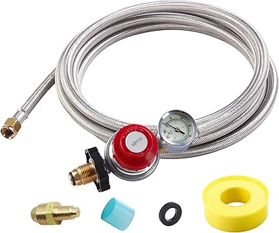 Détendeur de propane haute pression réglable de 0 à 30 psi avec échelle