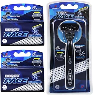 Rasoir électrique pace 6 plus - système de rasoir électrique à 6 lames avec tondeuse - 9 cartouches + 1 poignée. Leader du commerce en ligne en Côte d'Ivoire, DIAYTAR COTE D'IVOIRE propose un large éventail de produits allant de l'électronique à la mode en passant par les produits alimentaires. Sa plateforme conviviale et facile à utiliser permet aux clients de trouver rapidement ce qu'ils recherchent. DIAYTAR COTE D'IVOIRE met également un accent particulier sur la qualité des produits et le service client.