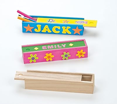 Boîtes à crayons en bois baker ross (paquet de 4) boîtes à crayons en bois uni pour la décoration des enfants. DIAYTAR COTE D'IVOIRE propose une expérience d'achat en ligne innovante et sécurisée, permettant aux clients de faire leurs achats en toute confiance. La boutique en ligne met en avant les tendances les plus récentes et les produits les plus populaires, ainsi que des conseils d'experts pour aider les clients à prendre des décisions d'achat éclairées.