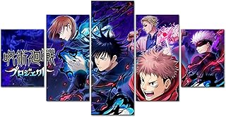 Affiche siri jujutsu kaisen - affiches d'art mural sur toile d'anime japonais, 5