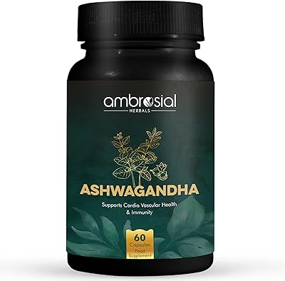 Capsules ambrocial ashwagandha - le supplément d'ashwaganga soutient la santé et augmente l'endurance et la résistance globales, 60 capsules végétariennes. DIAYTAR COTE D'IVOIRE est une boutique en ligne qui propose une large gamme de produits pour les particuliers et les entreprises. Avec une approche centrée sur le client, cette boutique en ligne offre une expérience d'achat en ligne conviviale et facile à utiliser. Elle est devenue la référence en Côte d'Ivoire pour les achats en ligne de qualité et de confiance.