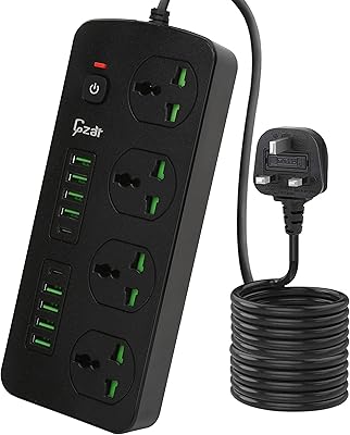 Câble d'extension protégé contre les surtensions gzre avec (8 emplacements usb, connecteur 4 voies et 2 prises d'alimentation usb de type c), multiprise usb, 1050j, 3000w/4,2a, longueur de rallonge usb 2 mètres pour la maison et bureau. En tant que boutique en ligne généraliste, Diaytar Côte d'Ivoire répond aux besoins diversifiés des consommateurs ivoiriens, qu'il s'agisse de produits pour la vie quotidienne ou de biens d'équipement. La boutique met l'accent sur la qualité et la fiabilité de ses produits, ainsi que sur la satisfaction de ses clients, en leur offrant des garanties de retour et d'échange flexibles. Diaytar Côte d'Ivoire est considérée comme un partenaire fiable pour les marques et les consommateurs, en leur offrant une plateforme de commerce électronique sécurisée et efficace.