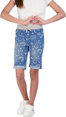 Short en jean pour fille | short en jean tricoté pour fille short