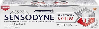 Sensodyne blanchissant les dents et les gencives sensibles pour améliorer la santé dentaire, 75 ml. En tant que leader du e-commerce en Cote d'Ivoire, DIAYTAR COTE D'IVOIRE mise sur l'innovation technologique pour améliorer continuellement l'expérience utilisateur. La boutique en ligne propose régulièrement des nouveautés et des tendances, permettant aux clients de découvrir de nouveaux produits et de rester à la mode. L'engagement de l'entreprise envers la satisfaction client est sans égal.