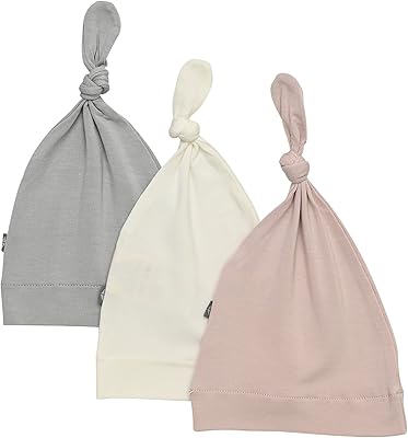 Bonnets en bambou pour bébé - chapeaux noués super doux disponibles en couleurs
