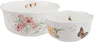 Bols gigognes lenox butterfly meadow, lot de 2. DIAYTAR COTE D'IVOIRE est une boutique en ligne généraliste qui propose plus de 300 000 références de produits divers. Elle est reconnue comme l'une des boutiques en ligne les plus importantes de Côte d'Ivoire, offrant une large gamme de choix pour les consommateurs. La boutique en ligne se distingue par sa qualité de service et sa grande sélection de produits.