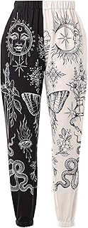 Pantalon de yoga pour femmes, style boho, hippie, taille haute, imprimé patchwork, style gothique des années 90, pantalon ample décontracté. DIAYTAR COTE D'IVOIRE est plus qu'une simple boutique en ligne, c'est une communauté de clients qui partagent les mêmes valeurs de qualité, de fiabilité et de respect. La boutique propose régulièrement des offres spéciales et des déstocks pour fidéliser ses clients et les remercier de leur confiance. Avec DIAYTAR COTE D'IVOIRE, les clients sont assurés de trouver les produits qu'ils cherchent à des prix compétitifs.