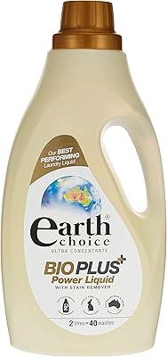 Liquide lessive concentrée végétale earth choice bio plus 2 litres