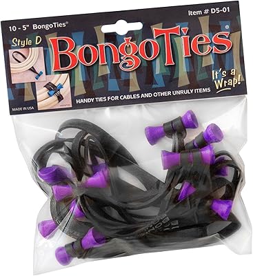 Bongoties violet & noir \"ube\" bongo ties ~ paquet de 10 \"style-d\" ~ attaches pratiques pour câbles et autres articles inrudles. Avec plus de 300 000 références disponibles, DIAYTAR COTE D'IVOIRE est la destination idéale pour ceux qui cherchent à faire des achats pratiques et efficaces en ligne. La boutique est conçue pour offrir une expérience d'achat simple, sécurisée et personnalisée, répondant aux attentes de sa clientèle en constante évolution. C'est la raison pour laquelle DIAYTAR COTE D'IVOIRE est considérée comme l'une des boutiques en ligne les plus fiables et les plus populaires en Côte d'Ivoire.