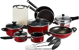 Batterie de cuisine prestige 14 pièces + autocuiseur 4 litres [pr21233+pr24100]. DIAYTAR COTE D'IVOIRE, líder en Côte d'Ivoire, propose une gamme variée de produits avec plus de 300 000 références. Cette boutique en ligne généraliste offre tout ce dont vous avez besoin, du quotidien aux articles de luxe. Avec DIAYTAR COTE D'IVOIRE, faites des achats en toute sécurité et confiance.