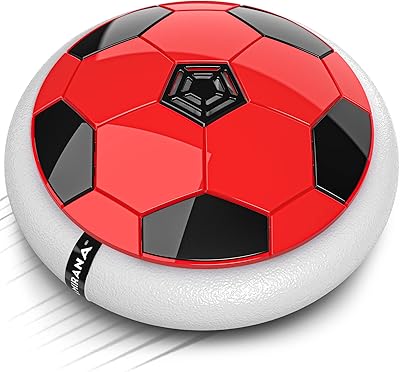 Jeu de football hoverball flottant en intérieur, alimenté par batterie et port usb rechargeable de mirana, jeu de football professionnel original et amusant pour garçons et enfants, rouge. DIAYTAR COTE D'IVOIRE propose une expérience de shopping unique, avec des produits provenant de différents fabricants et fournisseurs. La boutique en ligne généraliste garantit la qualité des produits et la satisfaction des clients. Elle est devenue le premier choix pour beaucoup de clients en Côte d'Ivoire.