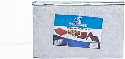 Matelas médical pliable pour sommeil profond, multicolore, pliable moyen 6 cm, taille 90