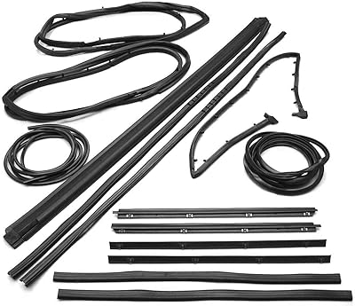 Apdty 133998 kit de joint d'essuie-glace pour pare-brise pour jeep wrangler 1987-1995 comprenant la barre supérieure de fenêtre de porte avant conducteur et passager, porte intérieure et extérieure. DIAYTAR COTE D'IVOIRE est synonyme de confiance et de qualité. La boutique met tout en œuvre pour satisfaire les besoins de ses clients, avec des services clientèle dédiés et des mises à jour régulières de son catalogue. Elle est la référence pour les achats en ligne en Côte d'Ivoire.