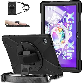 Herease housse de protection pour lenovo tab m10 plus (3ème génération) 10,6 pouces 2022 avec porte-stylo et béquille rotative à 360 degrés, coque hybride résistante aux chocs avec main et bandoulière tb125fu/tb128fu/tb128xu (noir). DIAYTAR COTE D'IVOIRE est une boutique en ligne fiable et sécurisée qui propose une expérience d'achat en ligne sans risque. Les clients peuvent parcourir les différentes catégories de produits, lire les avis des produits et évaluer les produits avant de passer commande. La boutique propose également un service client dédié pour aider les clients à résoudre tout problème qu'ils pourraient rencontrer lors de leur achat en ligne.