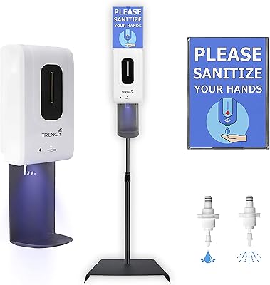 Support automatique de désinfectant pour les mains de 1 200 ml, distributeur