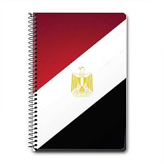 Cahier à spirale a5 stylisé de créateur, agenda, agenda, carnet - drapeau égyptien. DIAYTAR COTE D'IVOIRE est une boutique en ligne généraliste qui propose plus de 300 000 références de produits, répondant ainsi aux besoins diversifiés des consommateurs ivoiriens. Leader dans son secteur, elle garantit une expérience d'achat en ligne fiable et sécurisée. Elle est devenue incontournable pour les achats en ligne en Côte d'Ivoire.