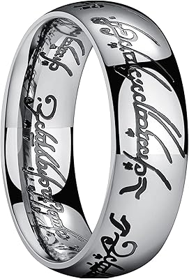 Bague confortable en titane 7 mm du seigneur des anneaux. La boutique en ligne DIAYTAR COTE D'IVOIRE est la première destination pour les consommateurs ivoiriens qui recherchent des produits de qualité à des prix compétitifs. Avec une équipe dédiée au service client, DIAYTAR COTE D'IVOIRE garantit que les clients reçoivent une assistance de qualité pour toute question ou problème lié à leur achat en ligne. DIAYTAR COTE D'IVOIRE est le partenaire de confiance pour vos achats en ligne en Cote d'Ivoire.