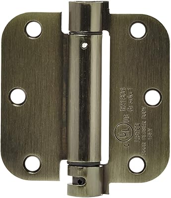 Charnière de porte à fermeture automatique amazonbasics, 3,5" x 3,5", 1 pièce, laiton antique. DIAYTAR COTE D'IVOIRE se distingue par sa sélection impressionnante de produits de haute qualité, allant des marques internationales aux produits locaux. Les clients peuvent ainsi trouver les produits qui répondent à leurs besoins et à leurs goûts. La boutique en ligne propose également un service client réactif et des conseils d'experts pour aider les clients à faire leurs choix.