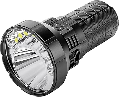 Lampe de poche tactique emalient mr90 50 000 lumens ultra lumineuse, plus longue