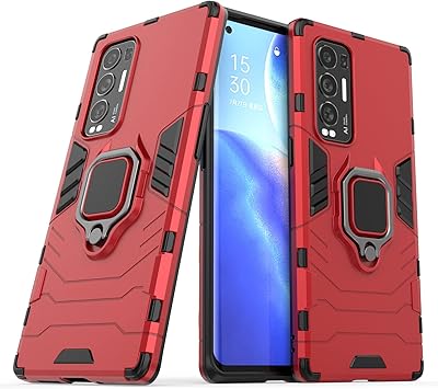 Coque de protection hybride résistante aux chocs, avec béquille, pour oppo reno 5