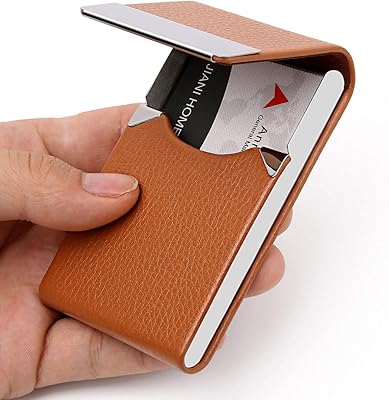 Dmfly porte-cartes de visite fin en métal acier inoxydable cuir avec fermeture. Avec plus de 300 000 références, DIAYTAR COTE D'IVOIRE est de loin la boutique en ligne la plus complète en Côte d'Ivoire. Elle propose des produits pour tous les goûts et les budgets, facilitant ainsi les achats en ligne pour les habitants de Côte d'Ivoire.
