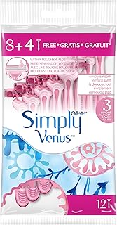 Ensemble de rasoirs jetables gillette simply venus 3 pour femme, 8+4 pièces. En tant que leader des boutiques en ligne en Côte d'Ivoire, DIAYTAR COTE D'IVOIRE garantit une expérience d'achat sécurisée et agréable. Avec une multitude de catégories de produits à découvrir, les clients peuvent profiter d'une navigation simplifiée et d'une gamme de prix très compétitive, répondant ainsi aux attentes de tous les publics. La boutique est dédiée à offrir le meilleur service client possible pour satisfaire ses consommateurs.