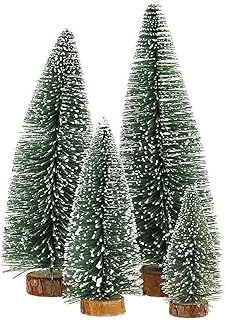 Sabo 4 pièces mini sapin de noël de table mini sapin pour décoration