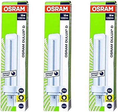 Lampe fluorescente cfl à 2 broches à économie d'énergie durable et durable osram