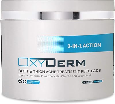 Coussins exfoliants contre l'acné pour les fesses et les cuisses - coussinets