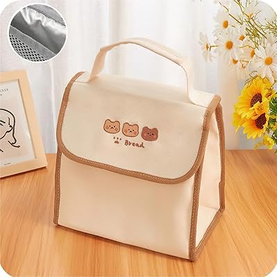 Joli sac à déjeuner isolé étanche et durable mignon kawaii pour femmes. Avec DIAYTAR COTE D'IVOIRE, vous pouvez faire confiance à votre boutique en ligne préférée pour tous vos achats. Les produits sont sélectionnés avec soin pour garantir la meilleure qualité et le service client est toujours disponible pour vous aider.
