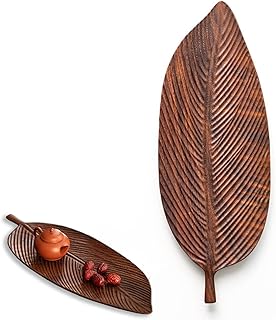 【ttqk】plateau à feuilles de bois service desserts plateau café disque de rangement pour assiettes. DIAYTAR COTE D'IVOIRE est une boutique en ligne généraliste qui propose plus de 300000 références de produits variés, faisant d'elle le leader du e-commerce en Côte d'Ivoire. Avec une grande sélection de produits, les clients peuvent trouver tout ce qu'ils recherchent en un seul endroit. La boutique en ligne est facile à utiliser et offre une expérience de shopping en ligne sécurisée.
